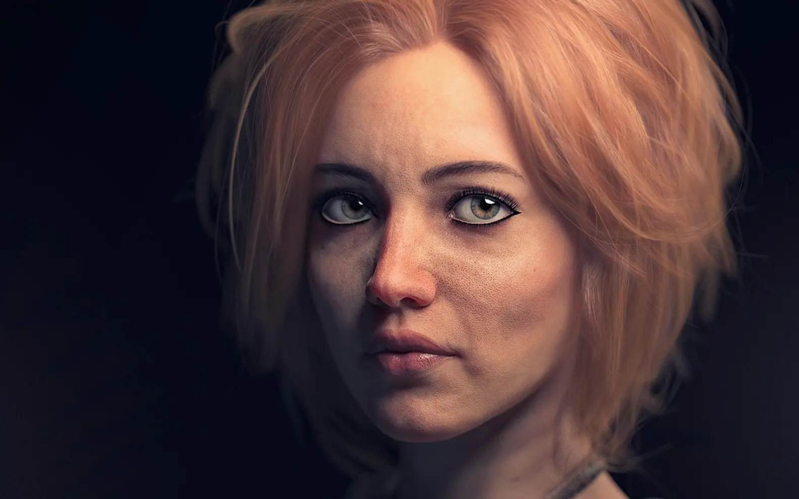 Woman, avatar and portrait
