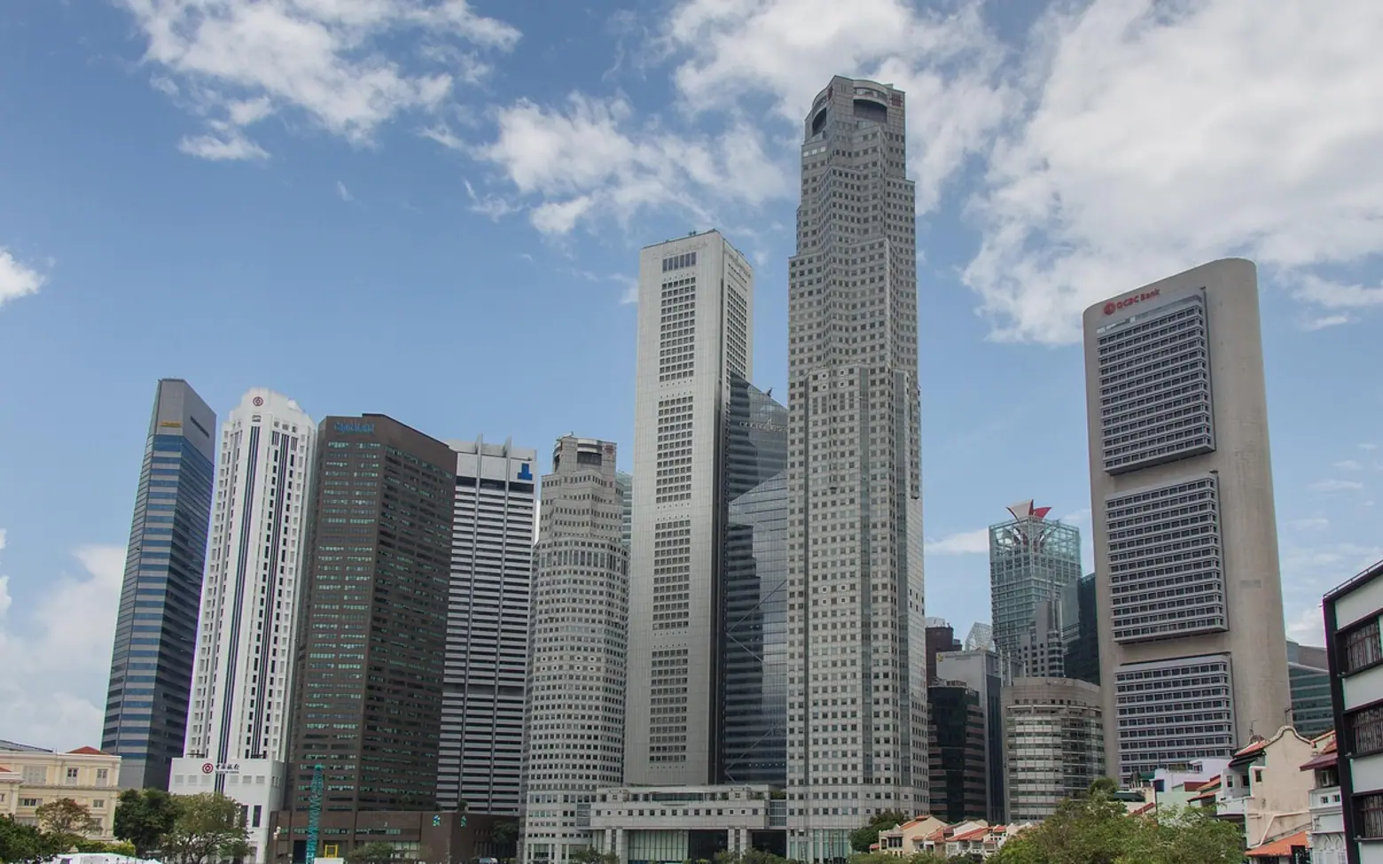Skyline, skyscraper and city